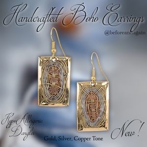 Handcrafted  Boho Earrings New!